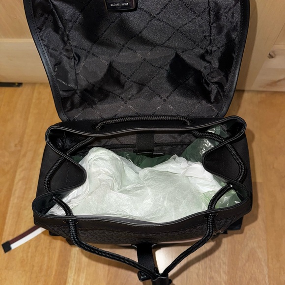 Michael Kors Rivington Logo Stripe Backpack - Picture 6 of 8